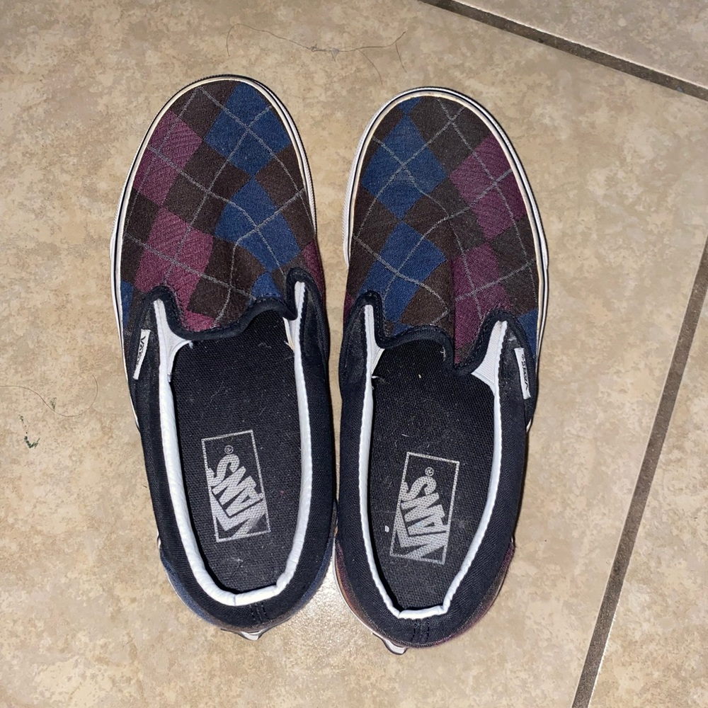 Vans old school slip ons